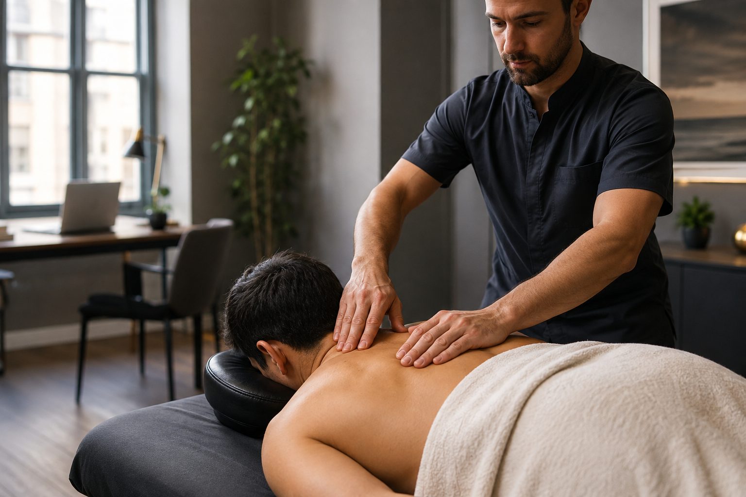 Shoulder and Neck Pain From Desk Work: How Massage Can Help